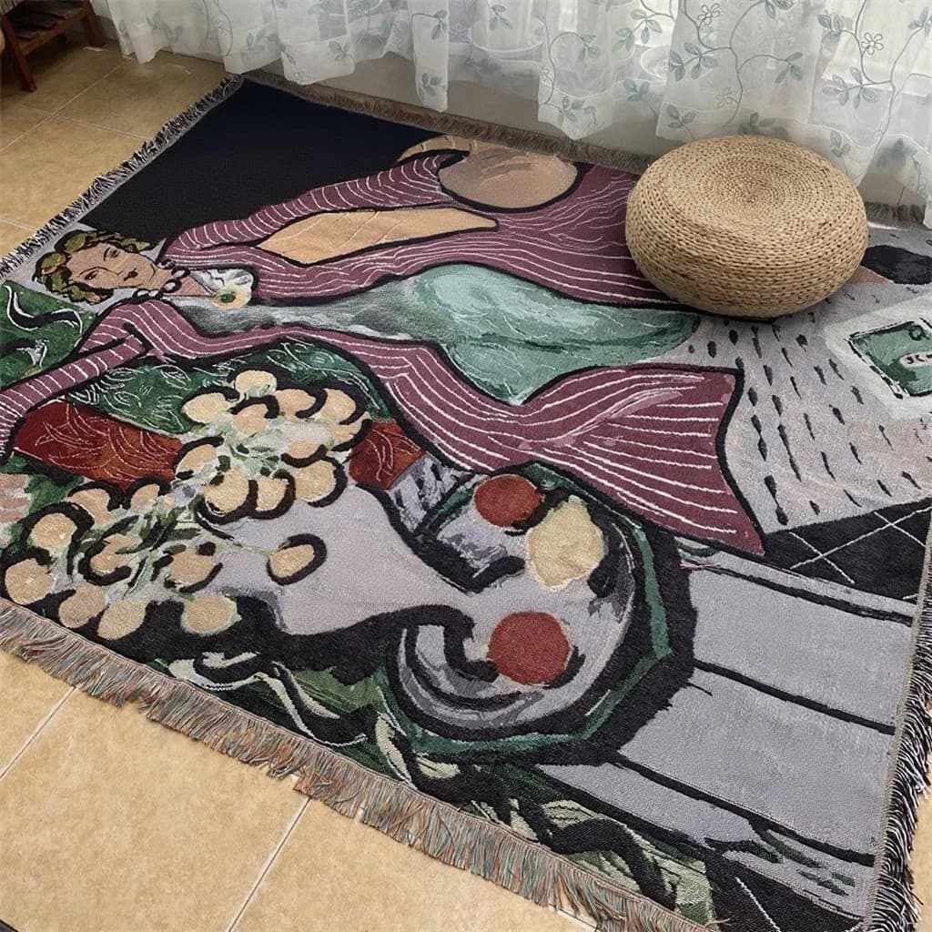 Matisse stílusú művészeti tapéta takaró kanapéra és faldekorációnak